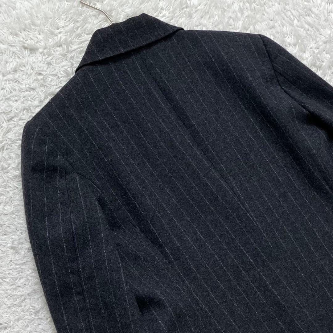 極美品✨バーバリーロンドン セットアップ スーツ フレアパンツ チャコールグレー