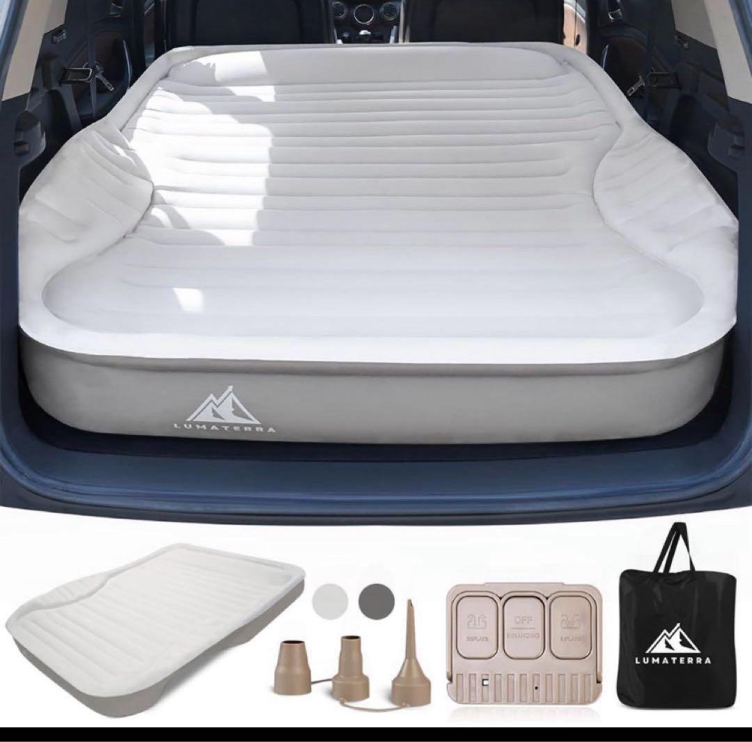 車中泊　エアーベッド　アウトドア　キャンプ　ダブル　SUV　家族　カップル