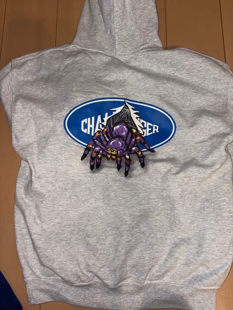 CHALLENGER スパイダーグラフィック パーカー M