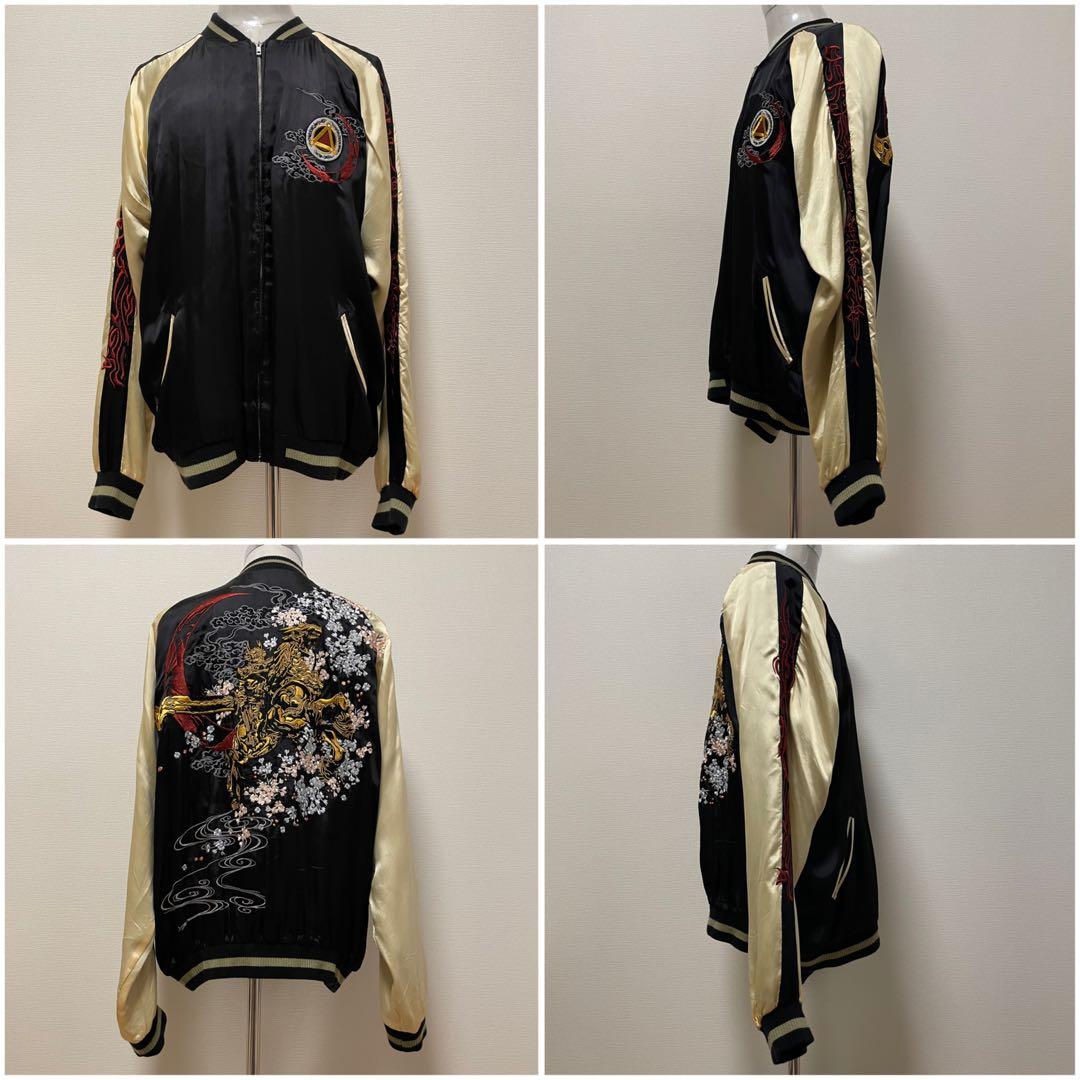 雅結 × GARO　スカジャン　リバーシブル　刺繍　3Lサイズ　大きいサイズ