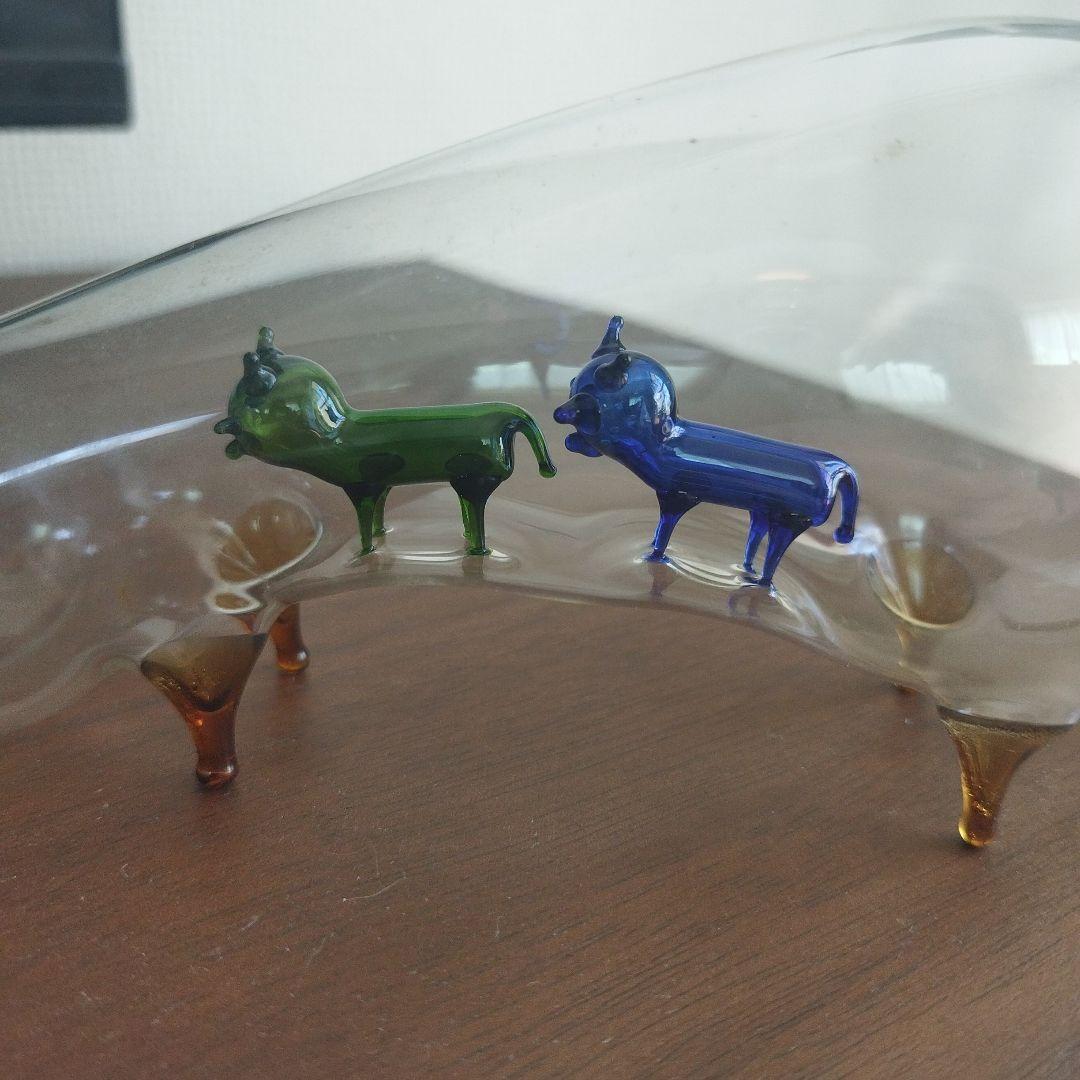 ガラス製　吹きガラスアート