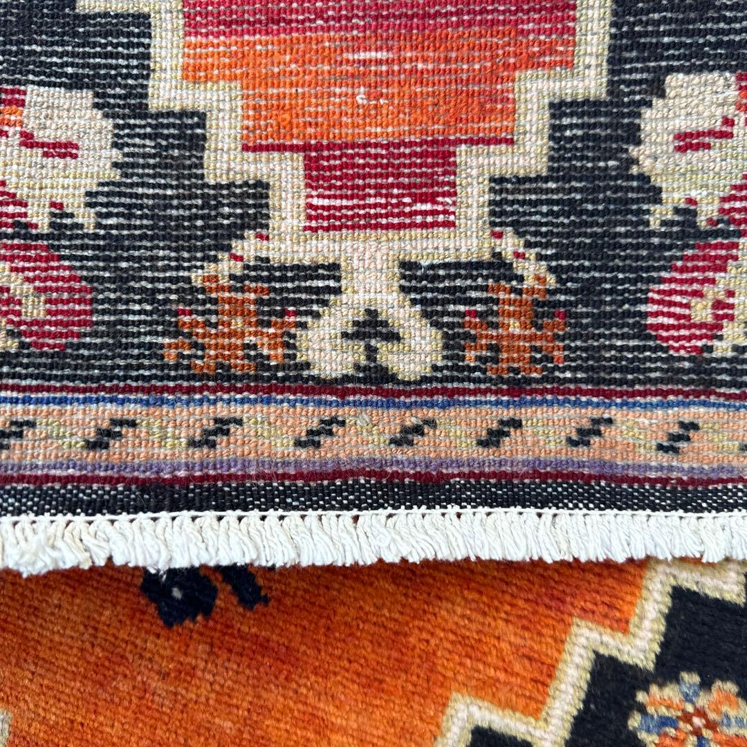 年代トルコラグアンティークラグヴィンテージ ラグ53cmx96cm