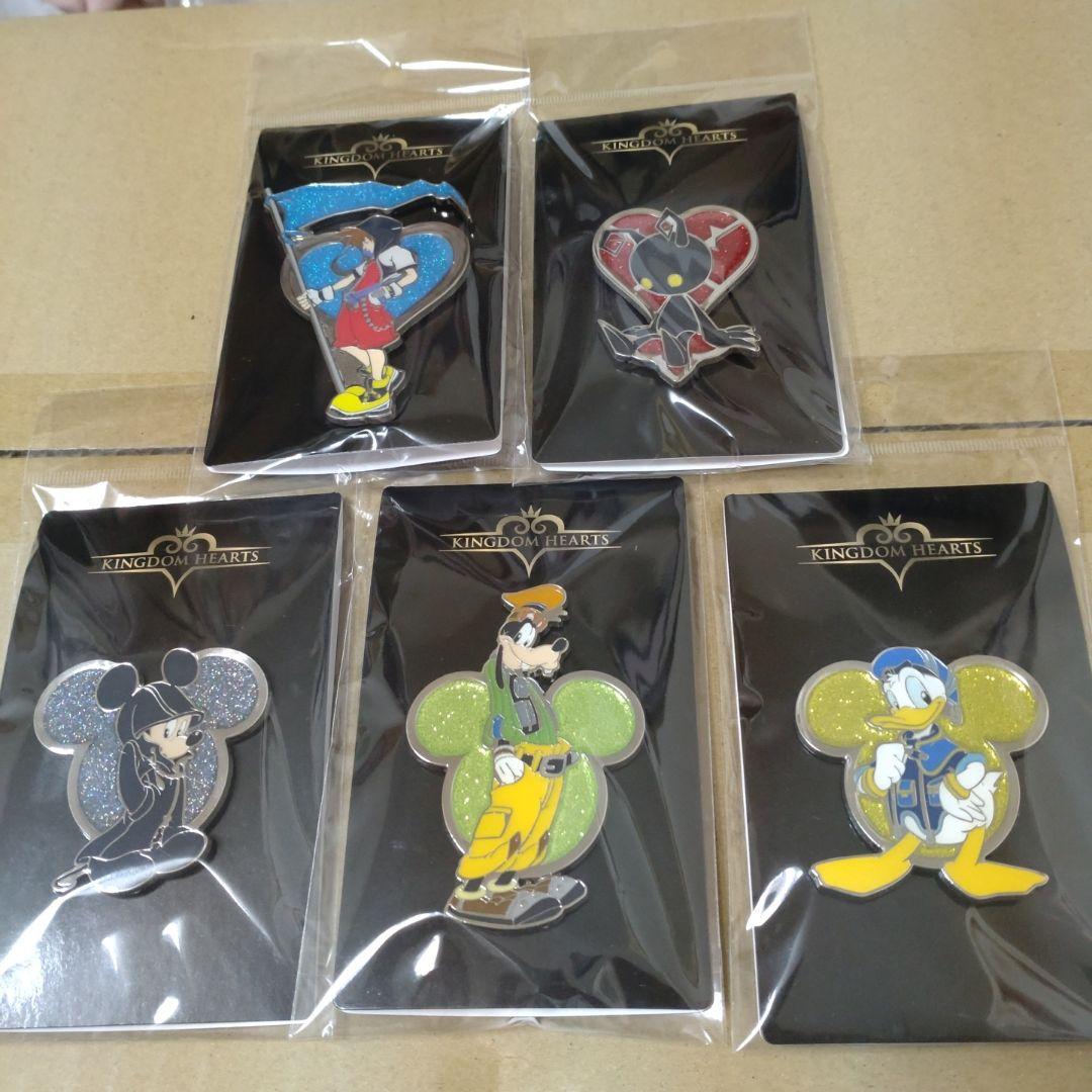 キングダムハーツ ロフト ピンズ 全5種類セット　ノベルティ付　しおり