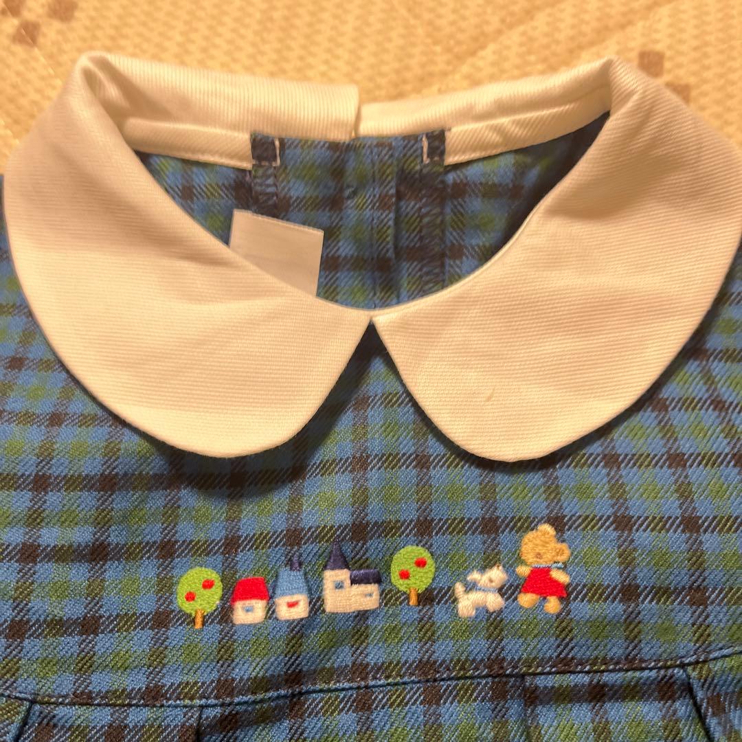 familiar ファミリアチェック　ワンピース　90