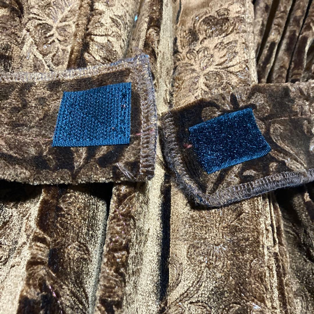 トラックカーテン　アコーディオン式仮眠カーテン（両面生地）ブラウン