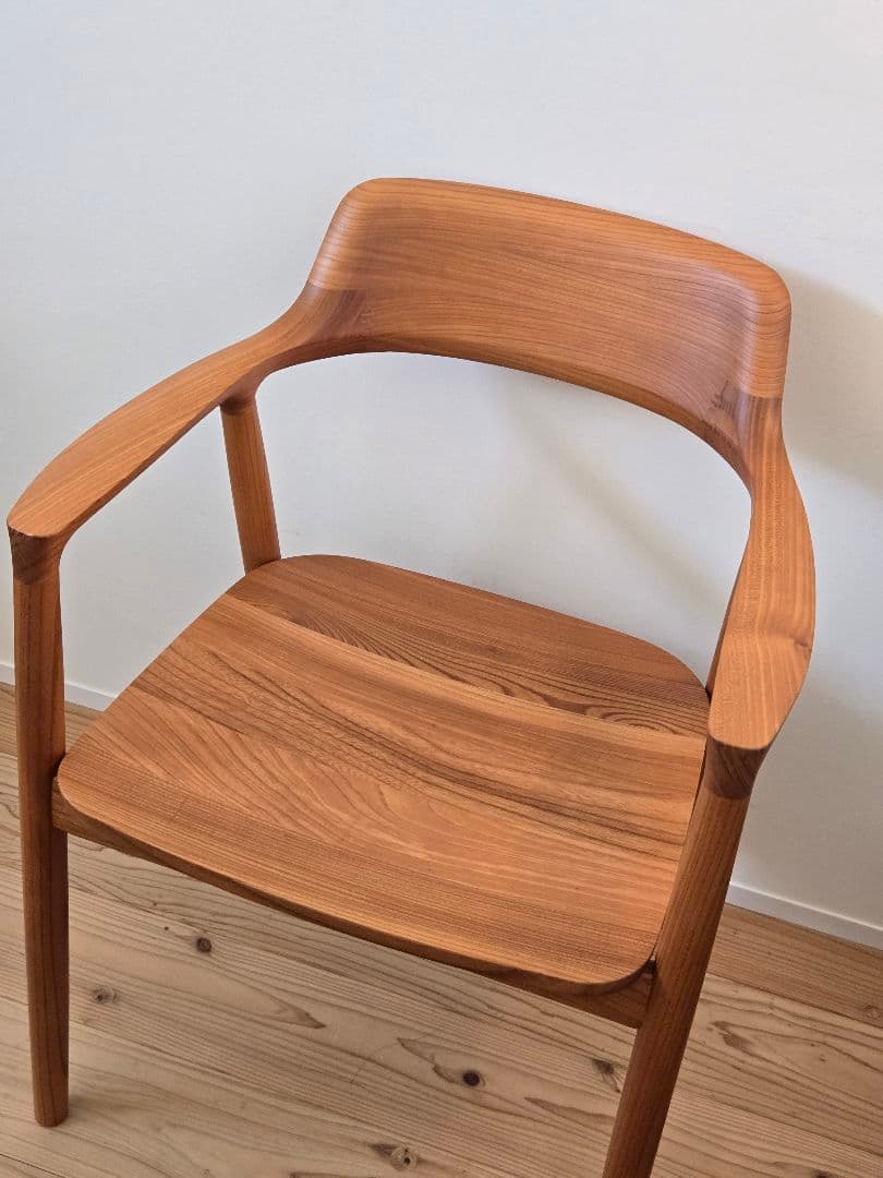 HIROSHIMAアームチェア 国産ケヤキ材　マルニ木工　2025限定