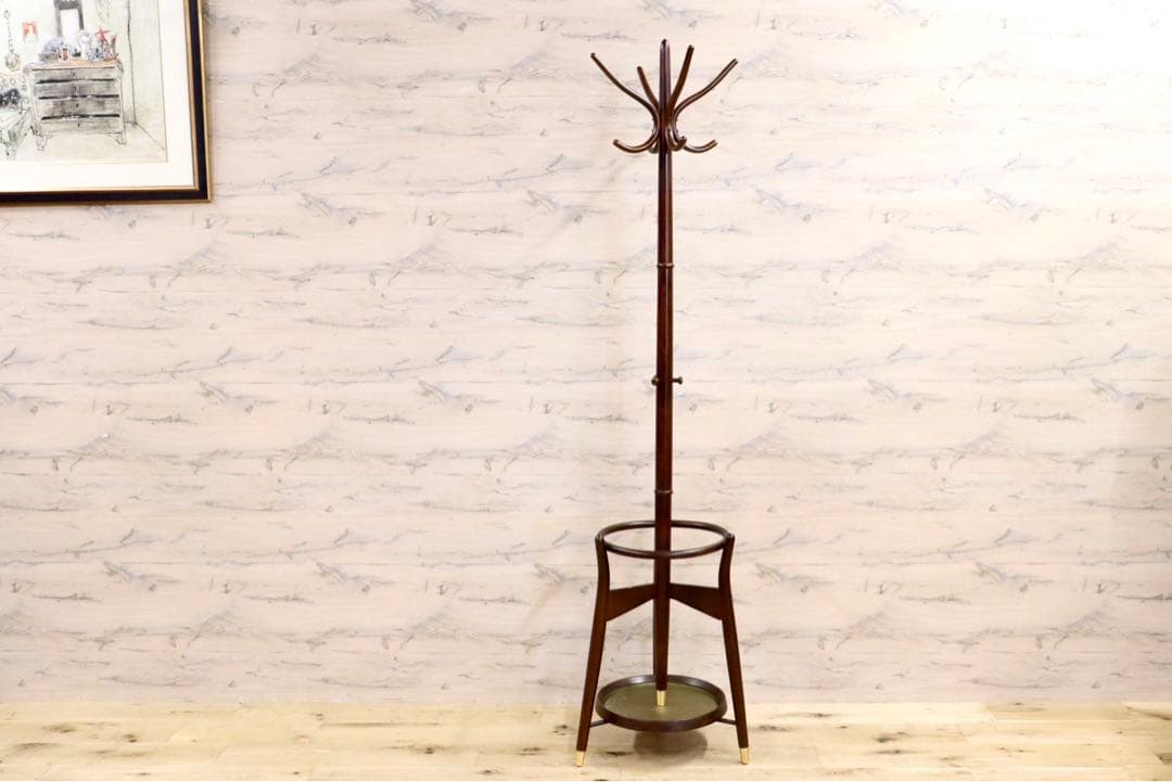 GMHK450○秋田木工 ポールハンガー コートスタンド ハンガーラック コー