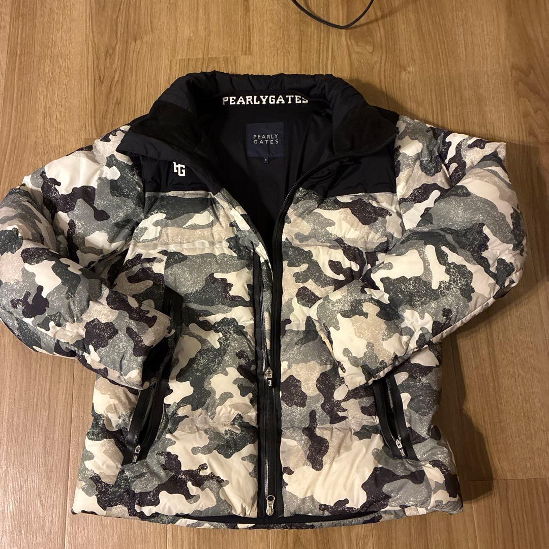 PEARLY GATES 迷彩 ダウンジャケット サイズ5 ゴルフ　ウェア