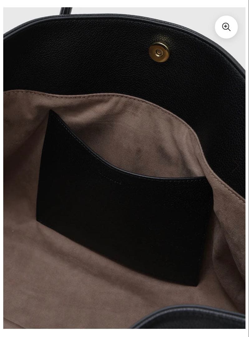 1/25限定価格　新品☆ánuans ブラック ベルトディテールバッグ　トート