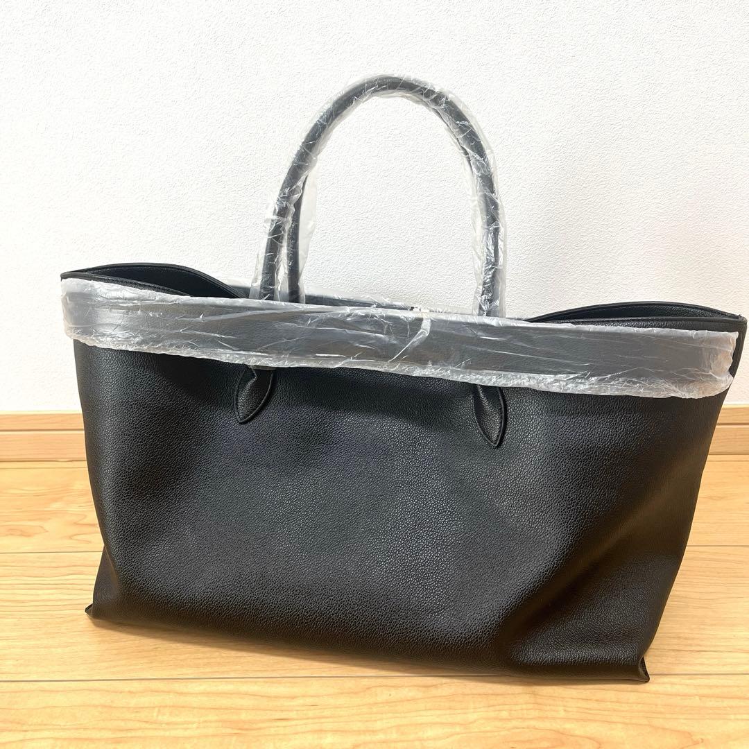 1/25限定価格　新品☆ánuans ブラック ベルトディテールバッグ　トート