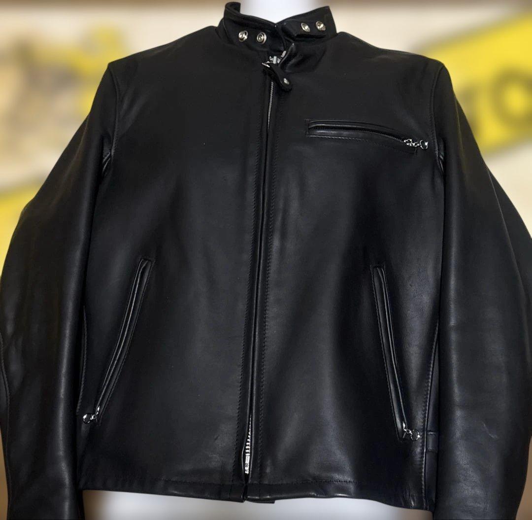 超美品‼️最新型schott641 38インチ　ライダースインナーボア付