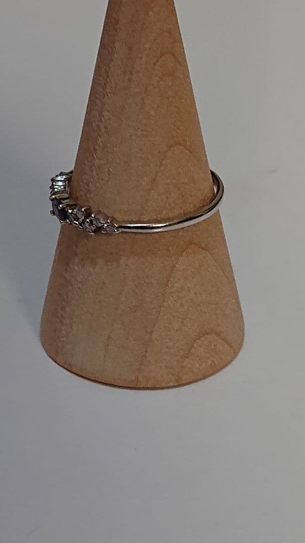 t*o様 希少石　pt900天然石アレキサンドライト　ダイヤモンドリング