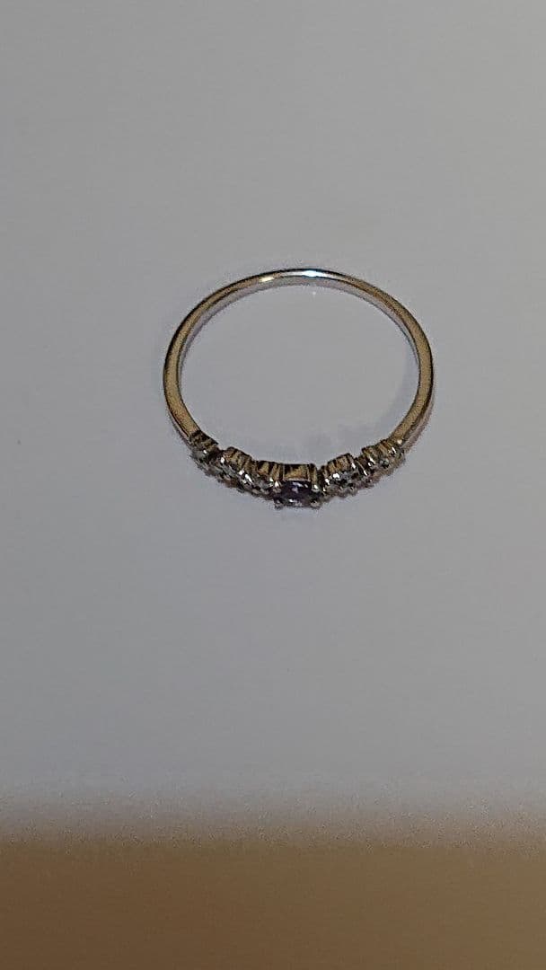 t*o様 希少石　pt900天然石アレキサンドライト　ダイヤモンドリング