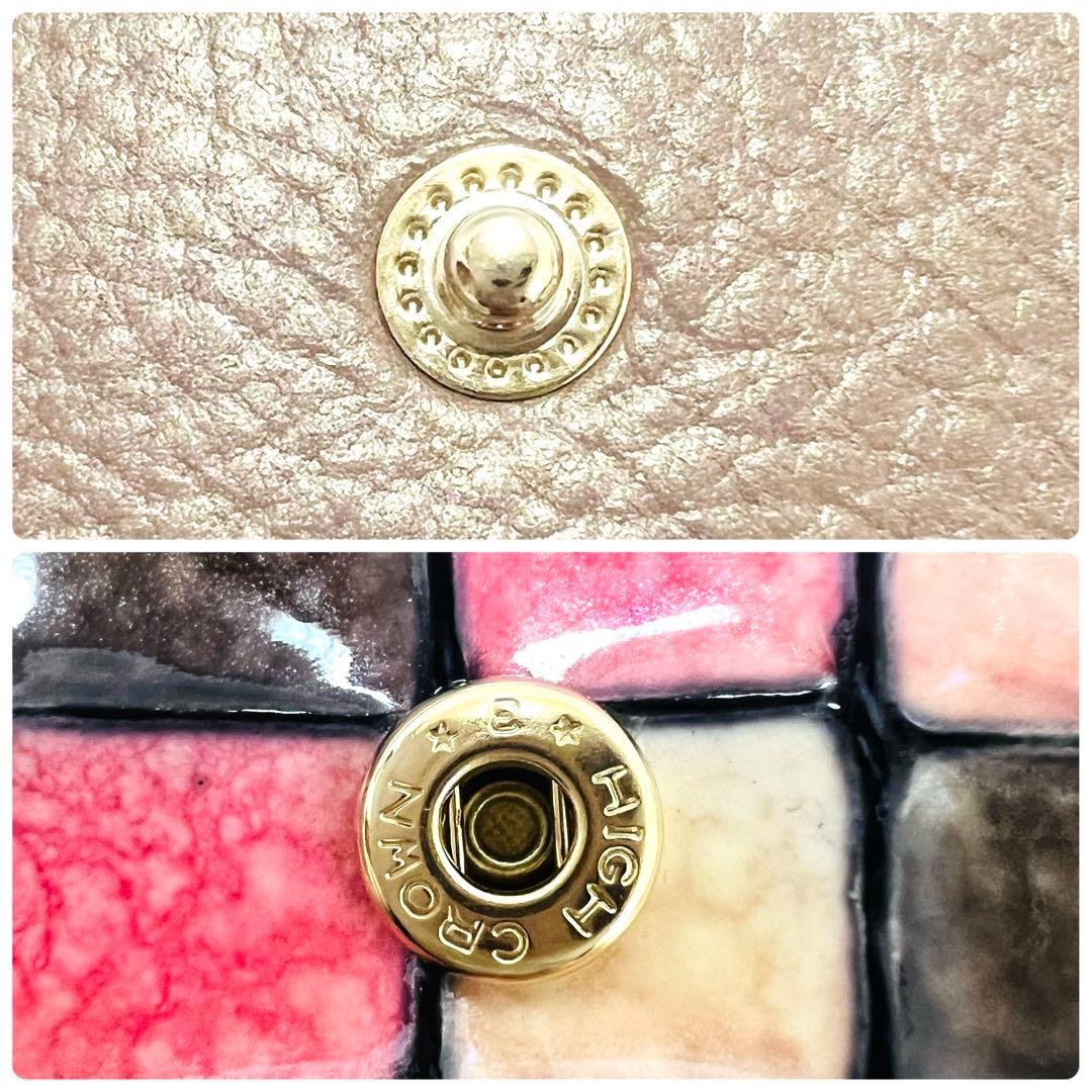 極美品ATAOアタオ 3つ折り財布 ヴィトロ ワルツ エメラルド L字ファスナー