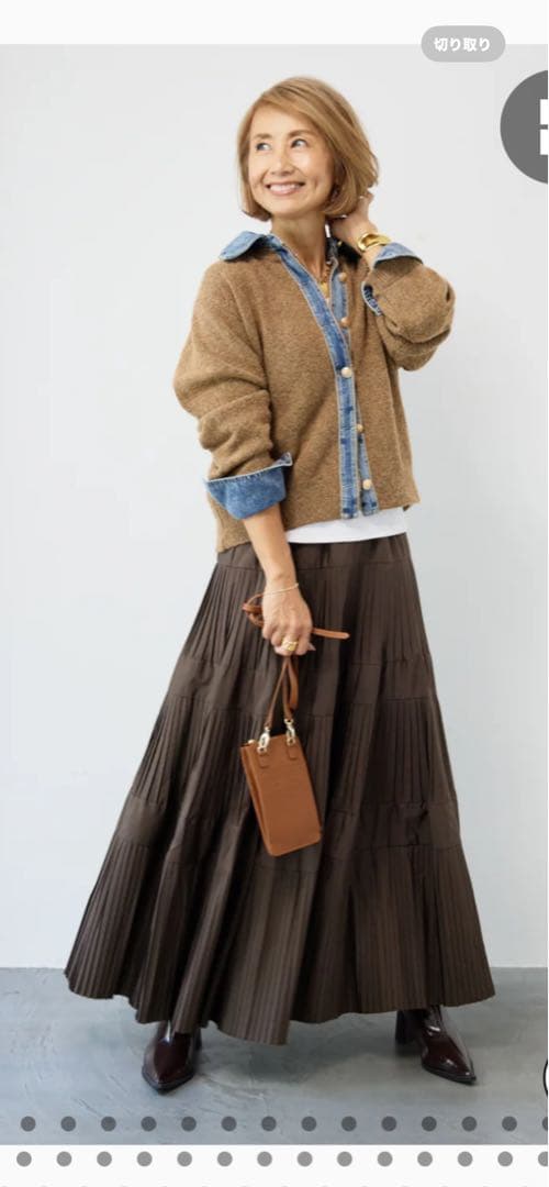 OTO HA デニムニットシャツ