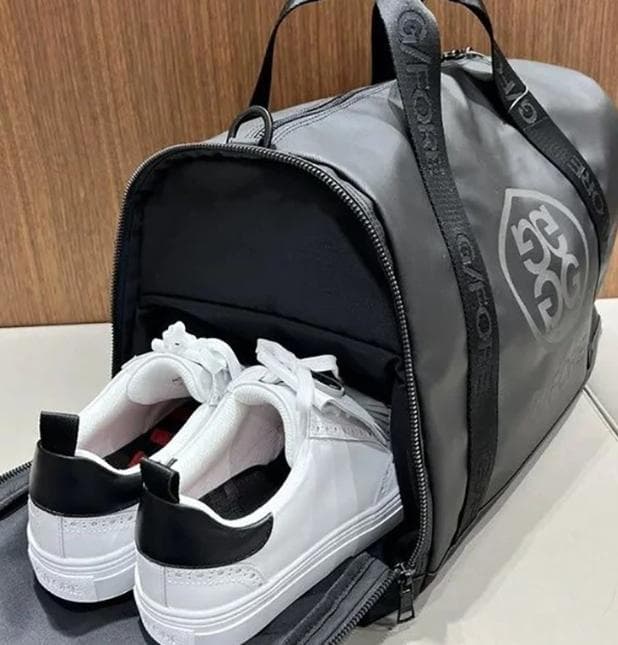 ゴルフ ボストンバッグ／GFOREジーフォア 白 ホワイト　ハンドバッグ