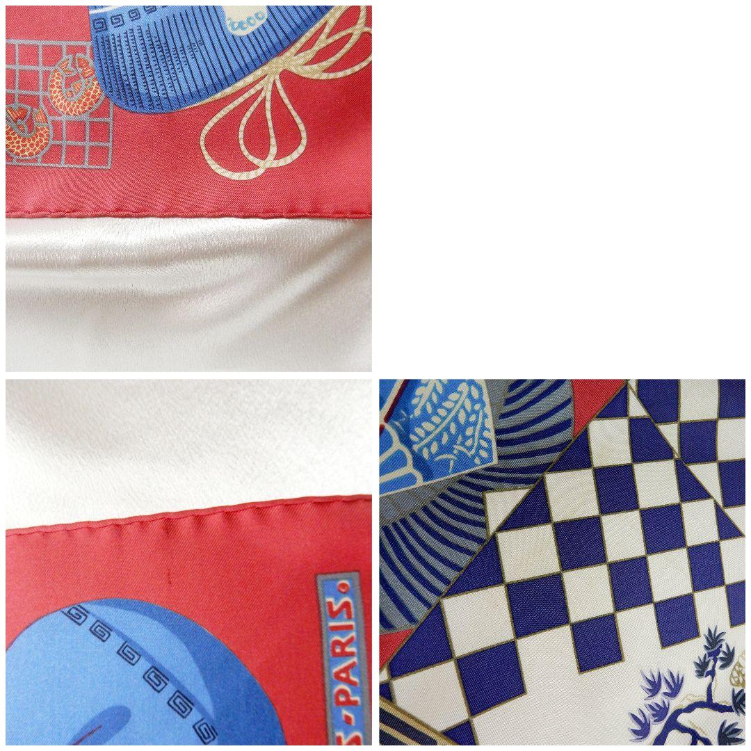 レア!HERMES　カレ90　KIMONOS et INROS 着物と印籠　和風