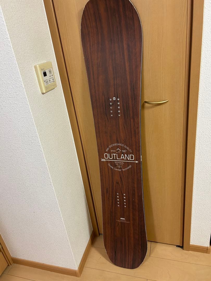 OUTLAND スノーボード ウッド調