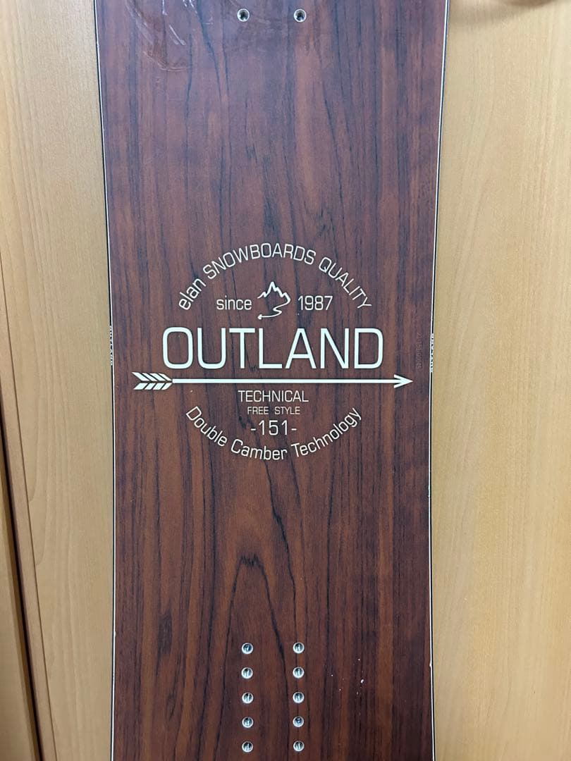 OUTLAND スノーボード ウッド調