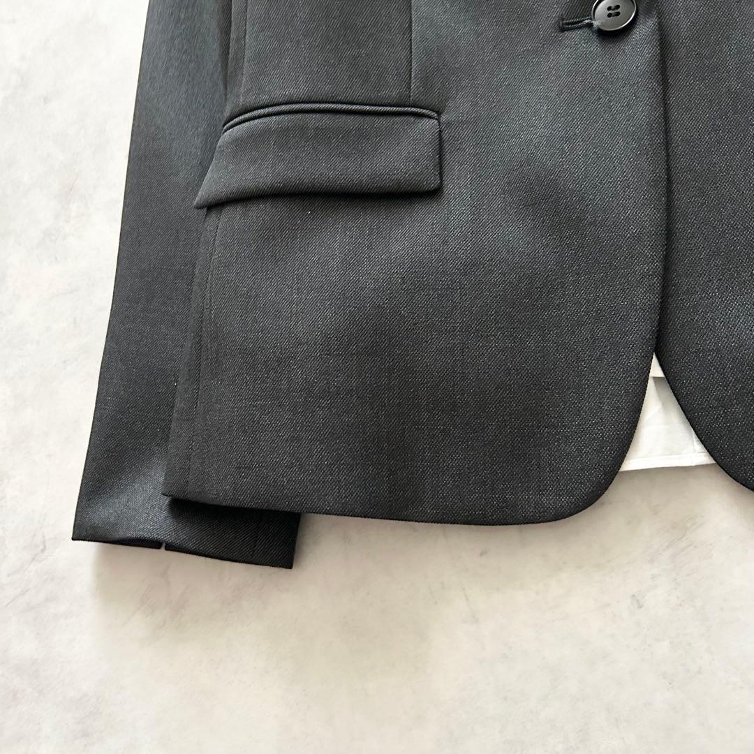 未使用タグ付INDIVIパンツスーツ38 グレーフォーマル卒園卒業ウォッシャブル