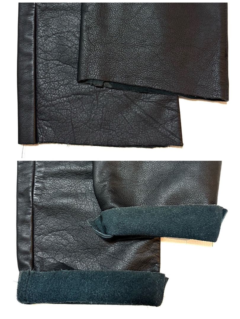 【まっちー】Schott®︎ N.Y.C. USA製 本革 レザーパンツ