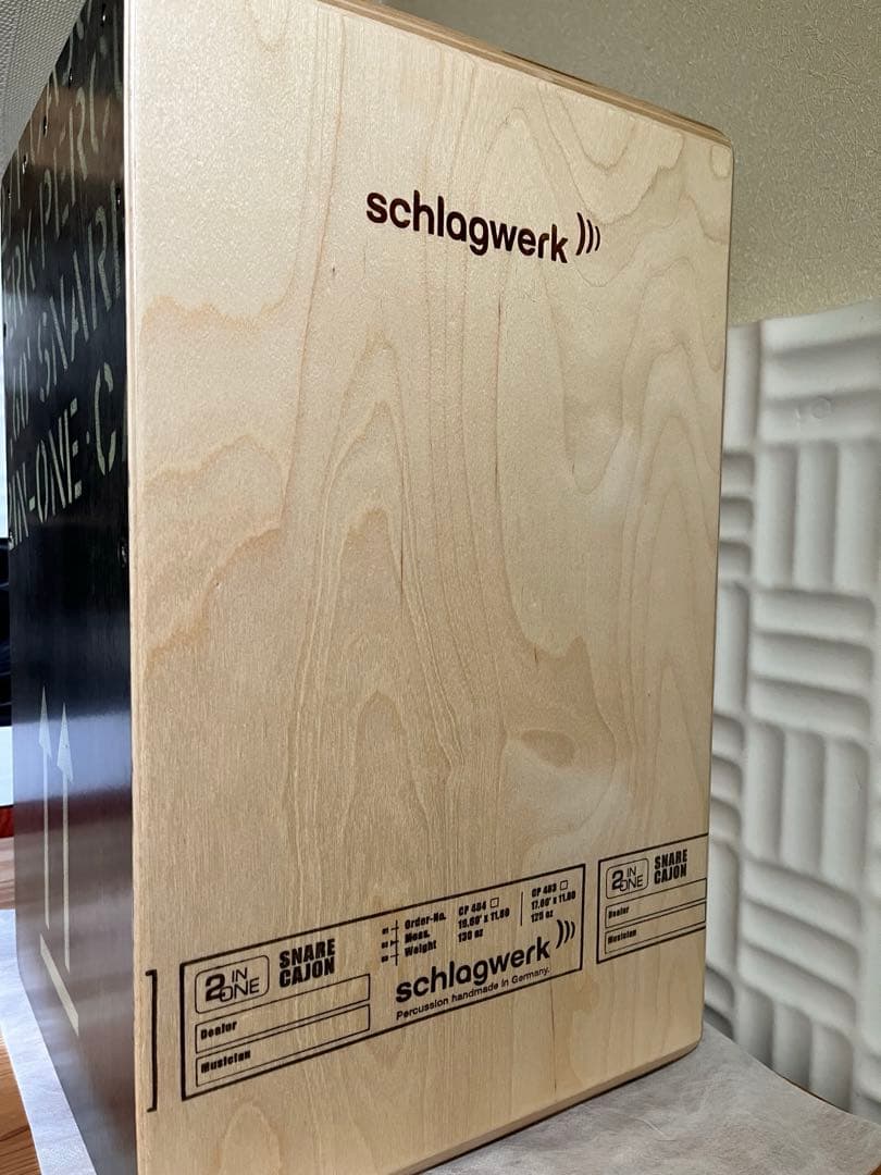 ほぼ新品・カホン SCHLAGWERK シュラグベルグ SR-CP404 BLK