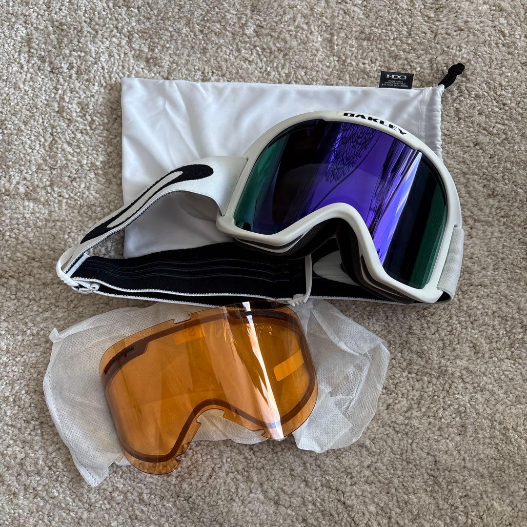 OAKLEY スキースノーボード ゴーグルLサイズ(レンズ2枚)