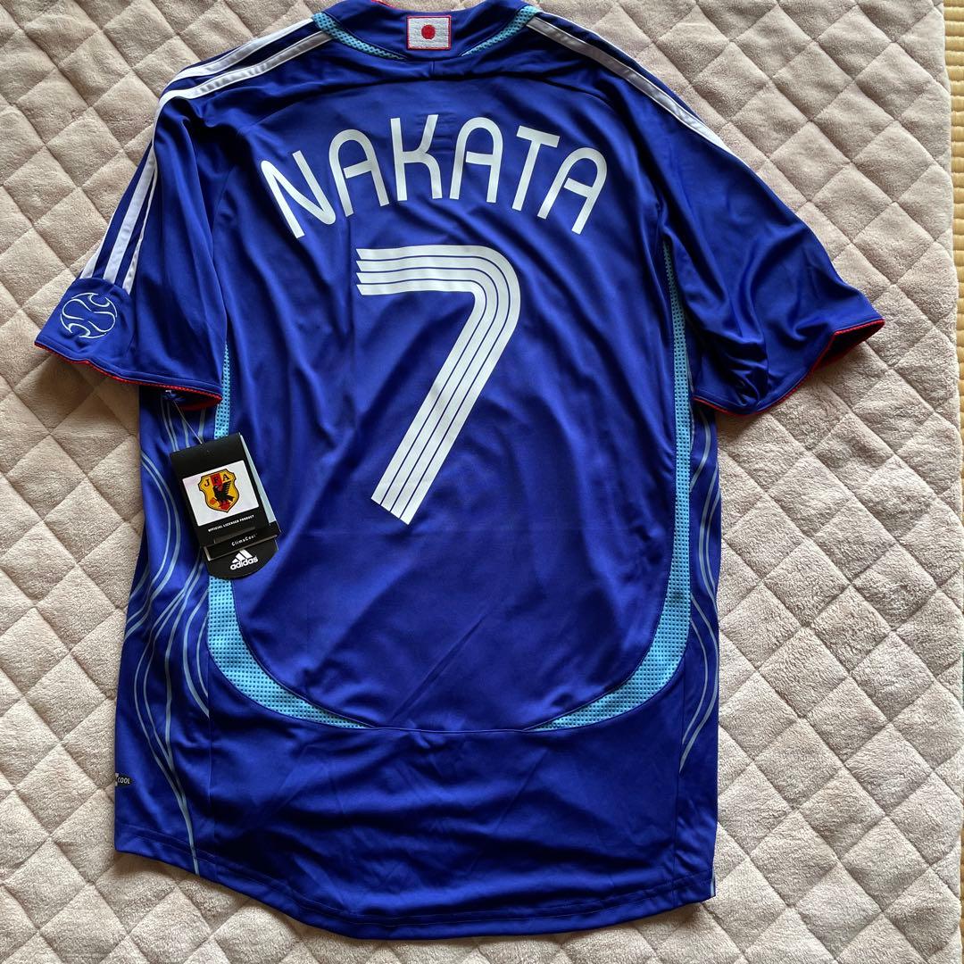 デッドストック WC2006中田#7 引退ラストマッチ ブラジル戦パッチ付