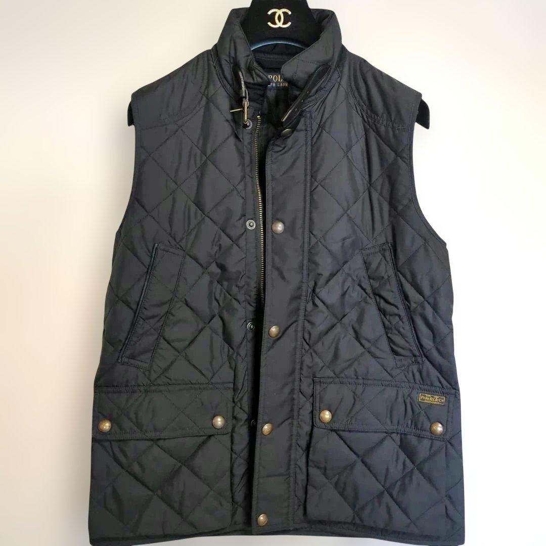 【新品未使用】Polo Ralph Lauren 黒 M キルティングベスト