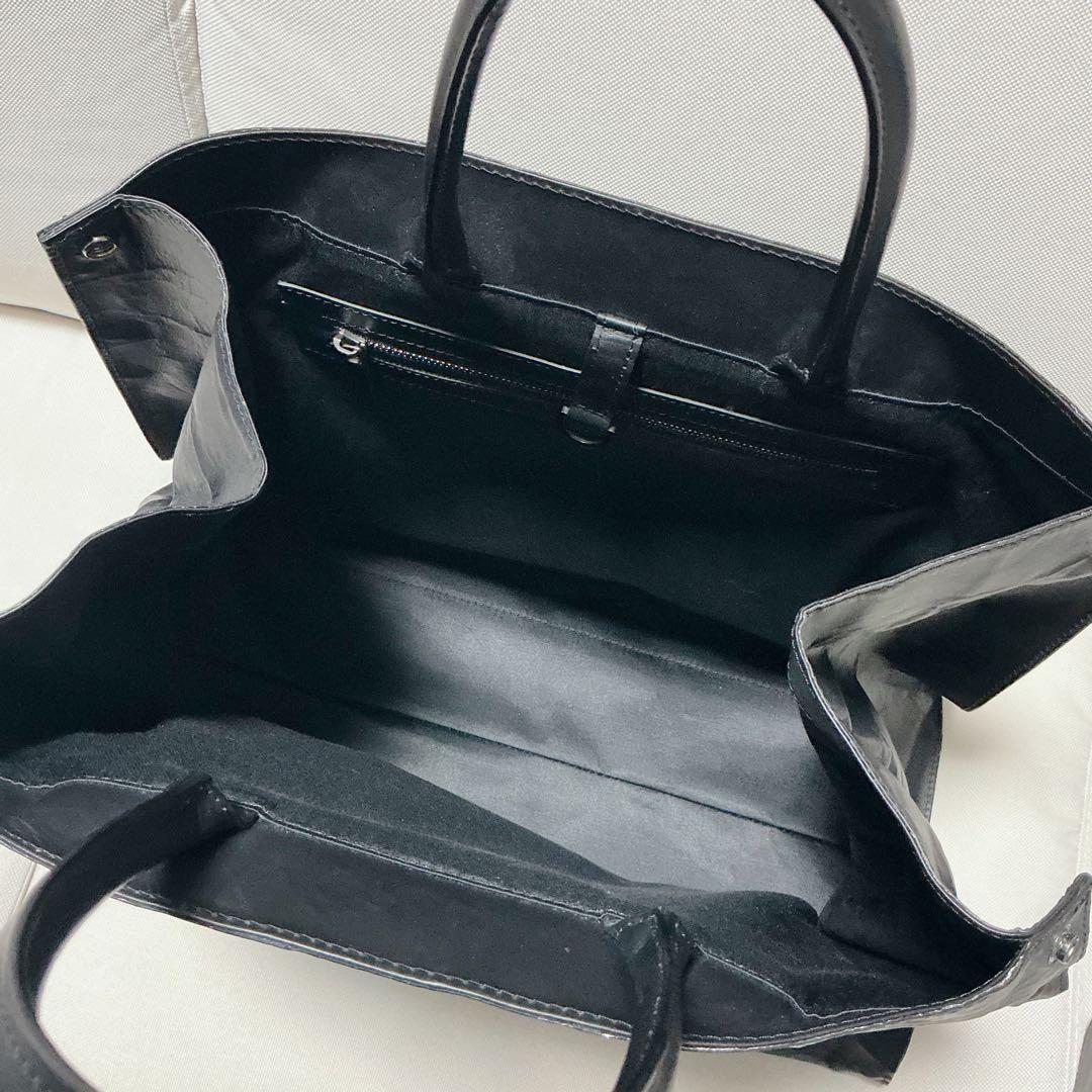 【即日発送】DUREN/アルミレザートートバッグ /STANZA/ToteBag