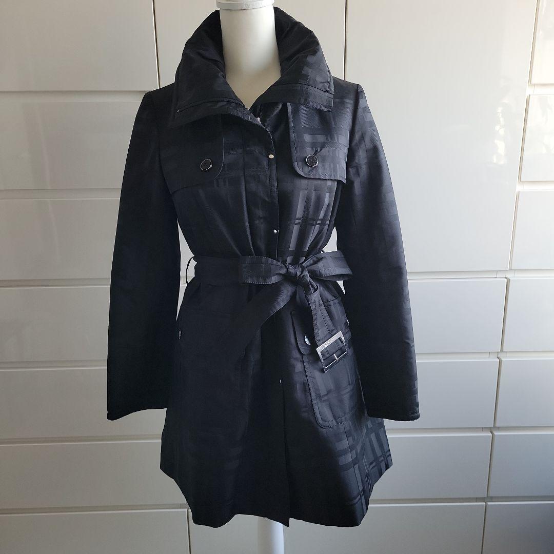 courrèges クレージュ ブラック トレンチコート サイズ38