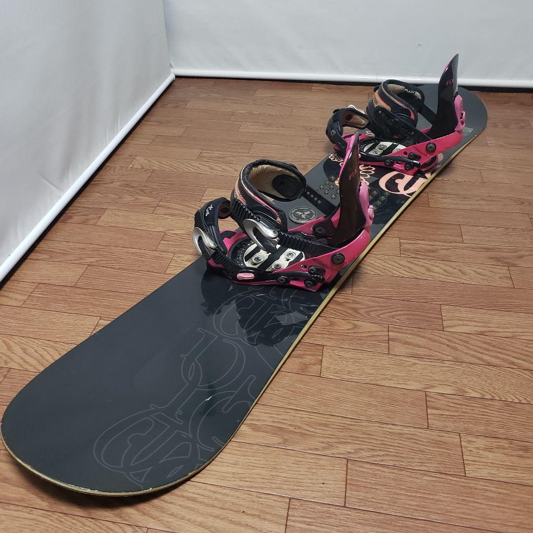 SABRINA FLUX 145cm ラントリ スノーボードセット