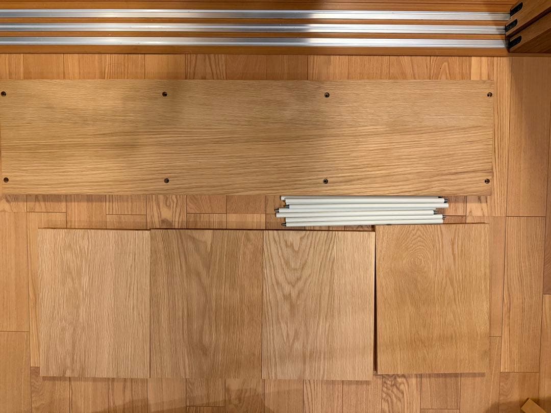 無印良品 スタッキングシェルフ 追加3段　オーク材