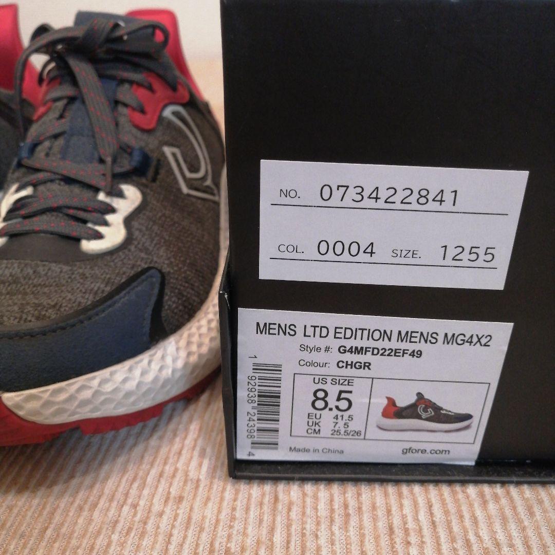 G/FORE MG4 ゴルフシューズ ネイビー/レッド　25.5〜26センチ