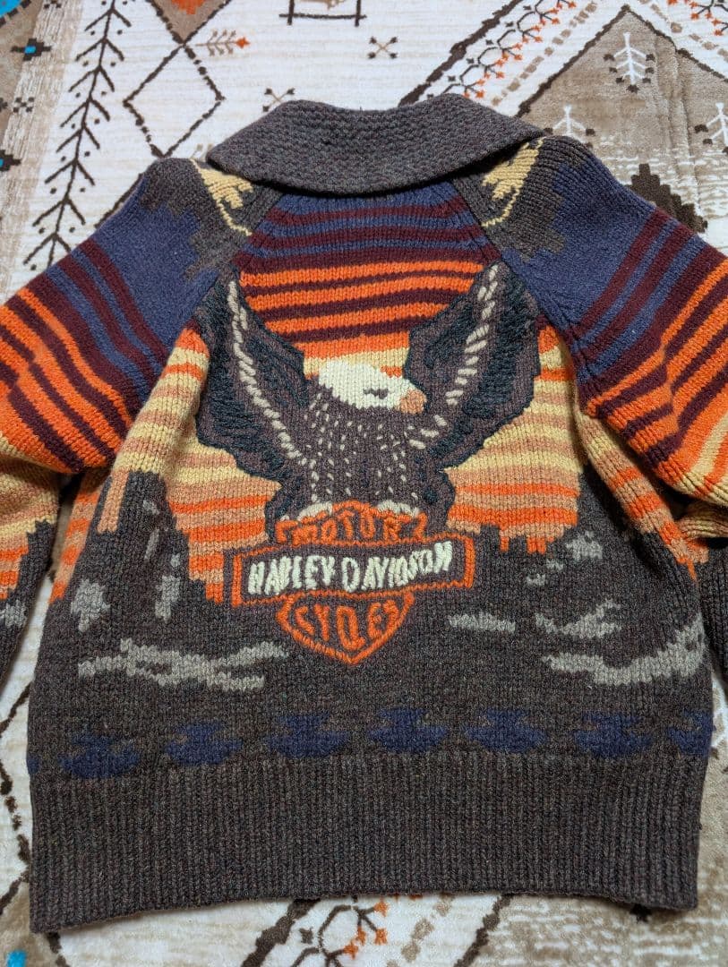 た*し様 ハーレーダビッドソン　カウチンセーター　Mサイズ