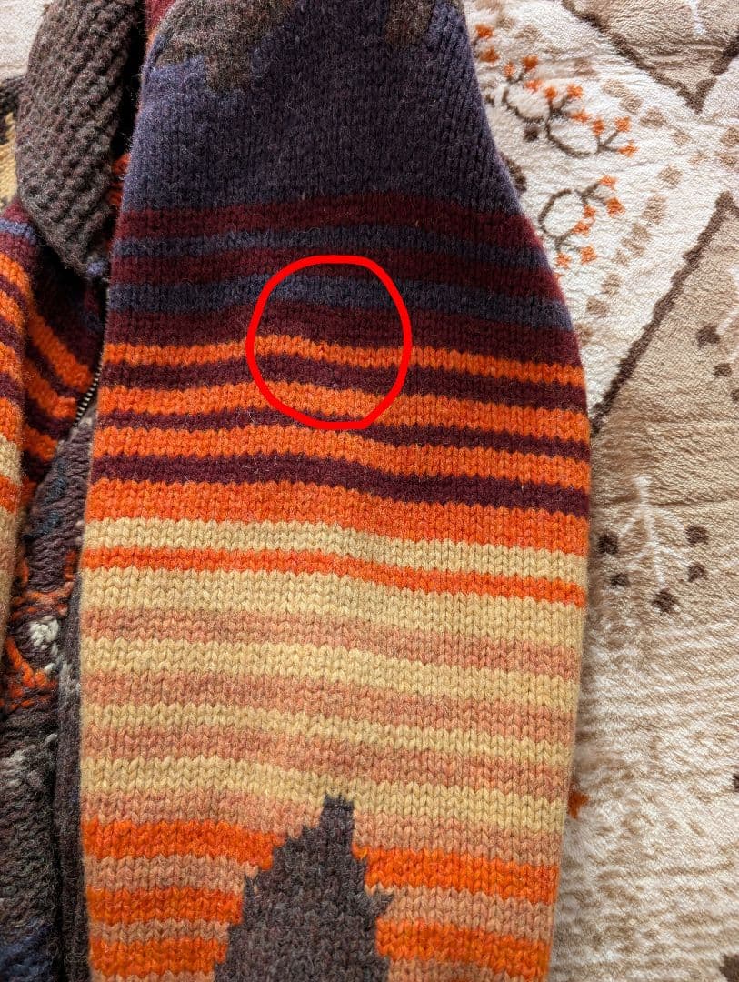 た*し様 ハーレーダビッドソン　カウチンセーター　Mサイズ