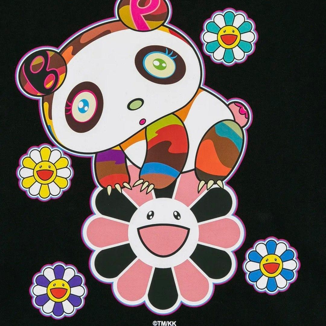 村上隆×blackpink ロングTシャツ ブラック