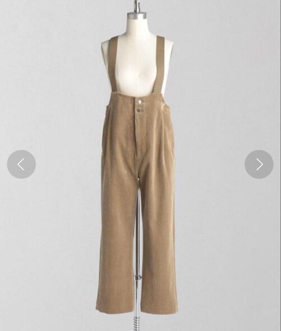 FRAMeWORK LOEFF（ロエフ）コーデュロイ フィッシング サロペット