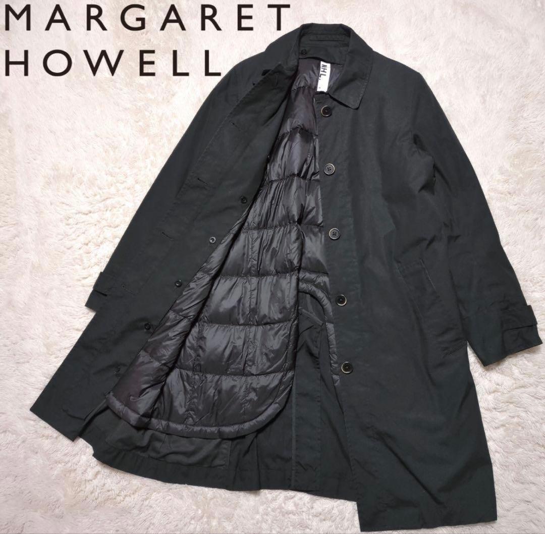 MARGARET HOWELL　ステンカラーコート　M　ダウンライナー付き