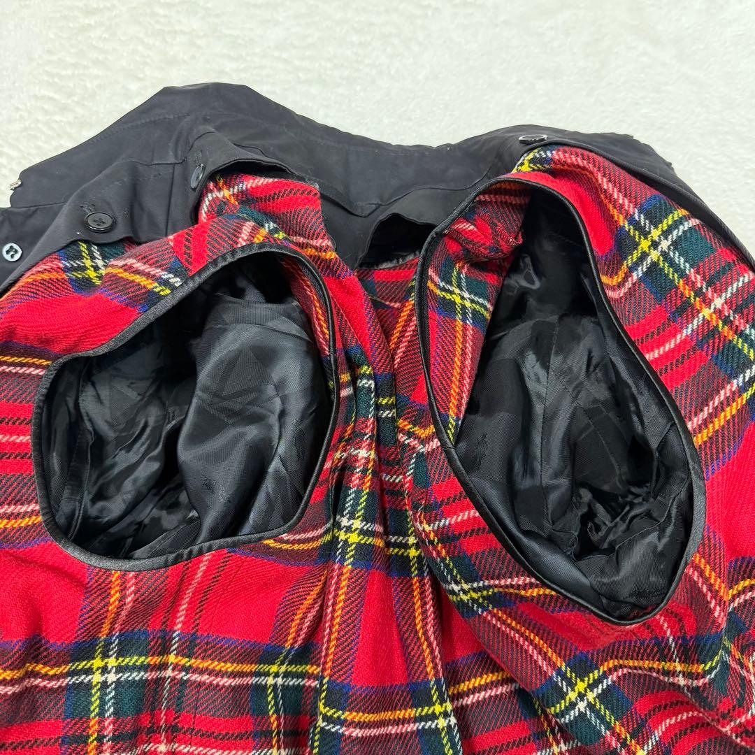 MACKINTOSH スコットランド製 チェックライナー付き 比翼トレンチコート