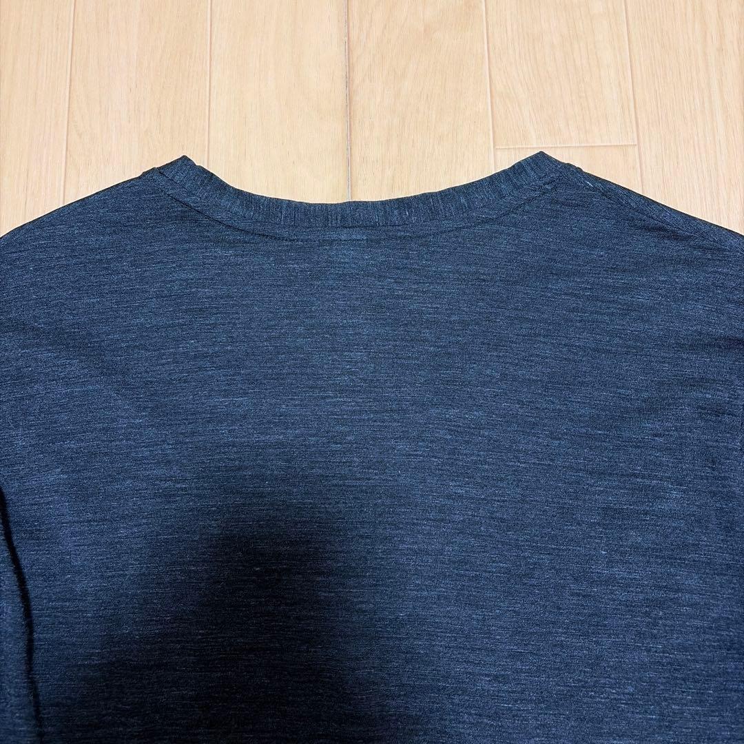 アイスブレーカー カーディガン メンズ XS ブラックヘザー