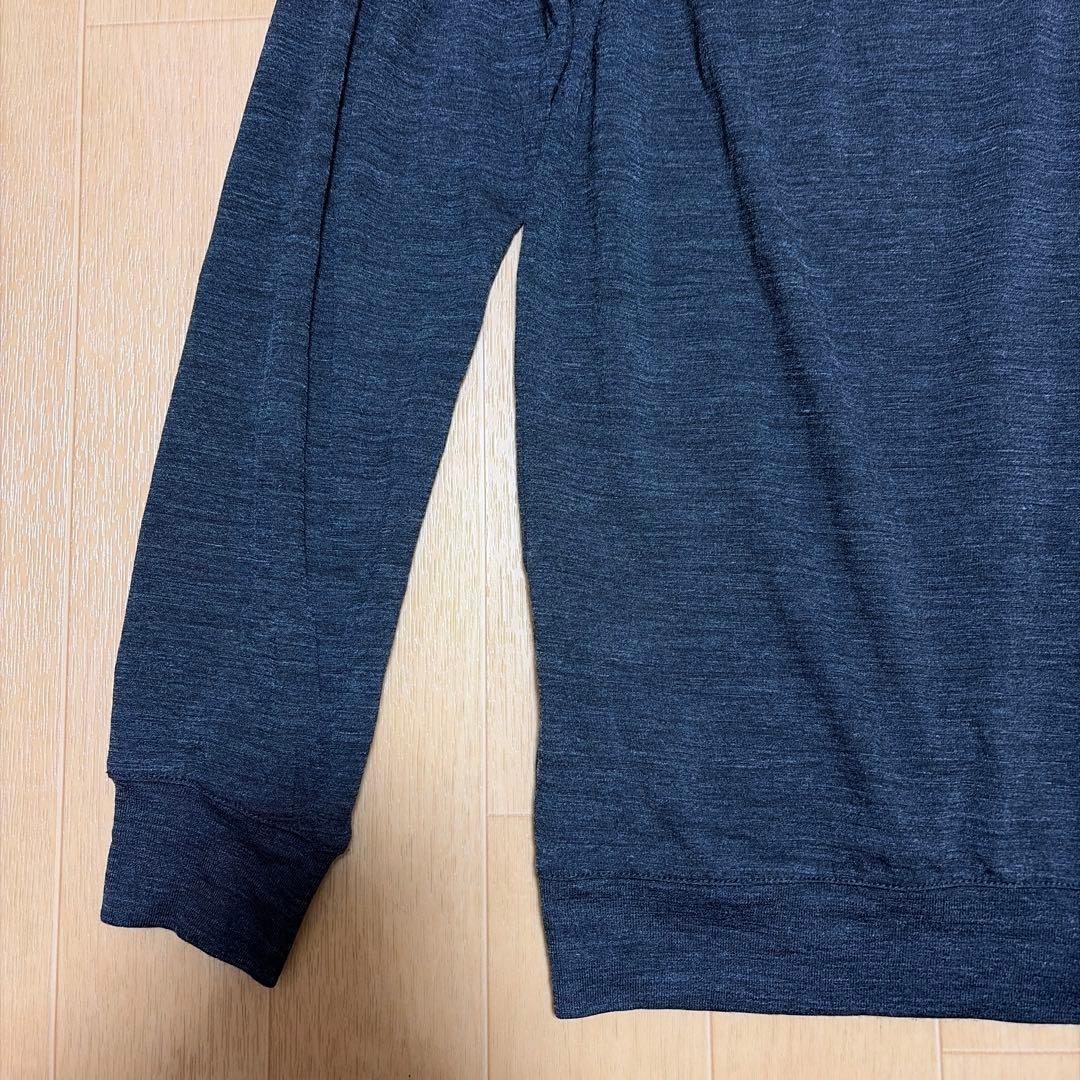 アイスブレーカー カーディガン メンズ XS ブラックヘザー