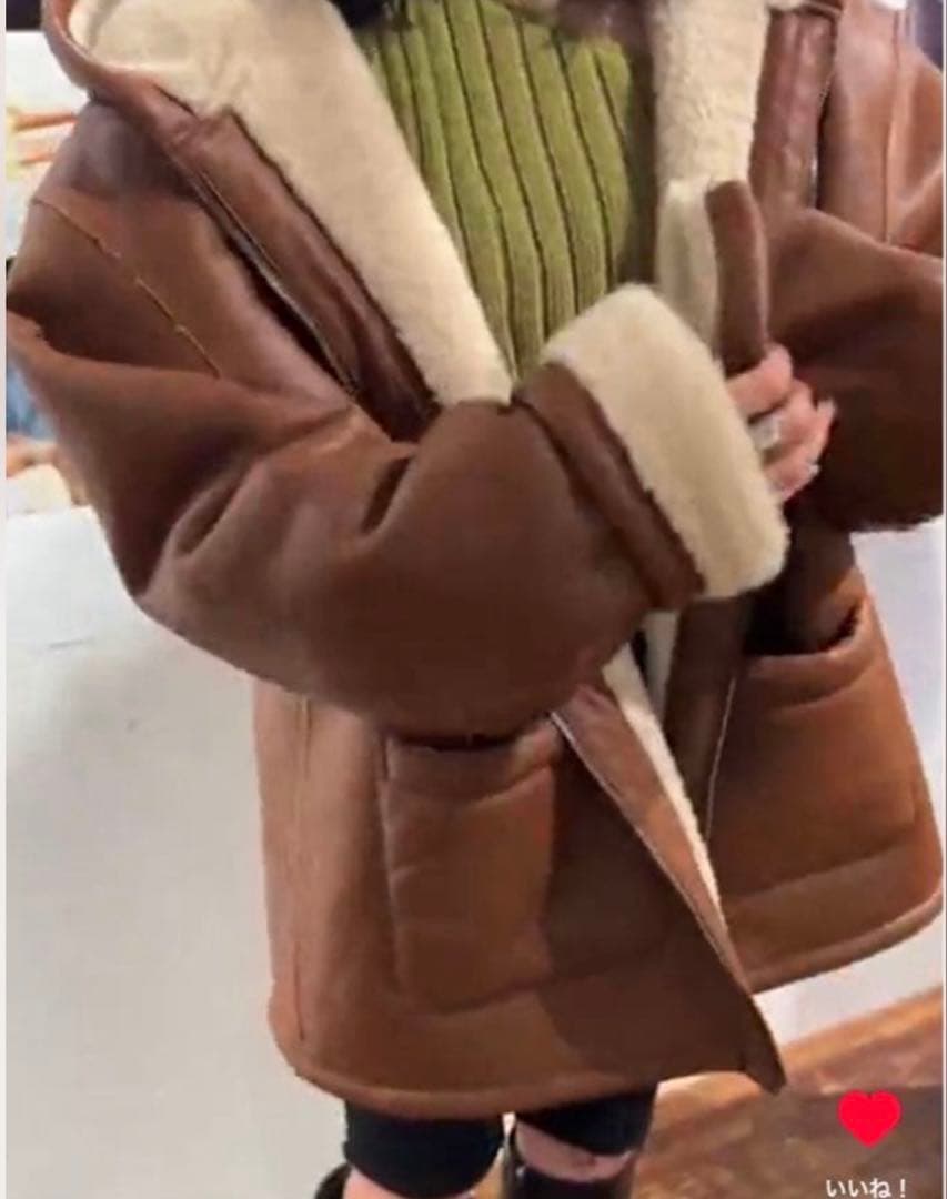 ジャケット・アウター NKNIT Vegan Mouton Hooded Zip Jacket