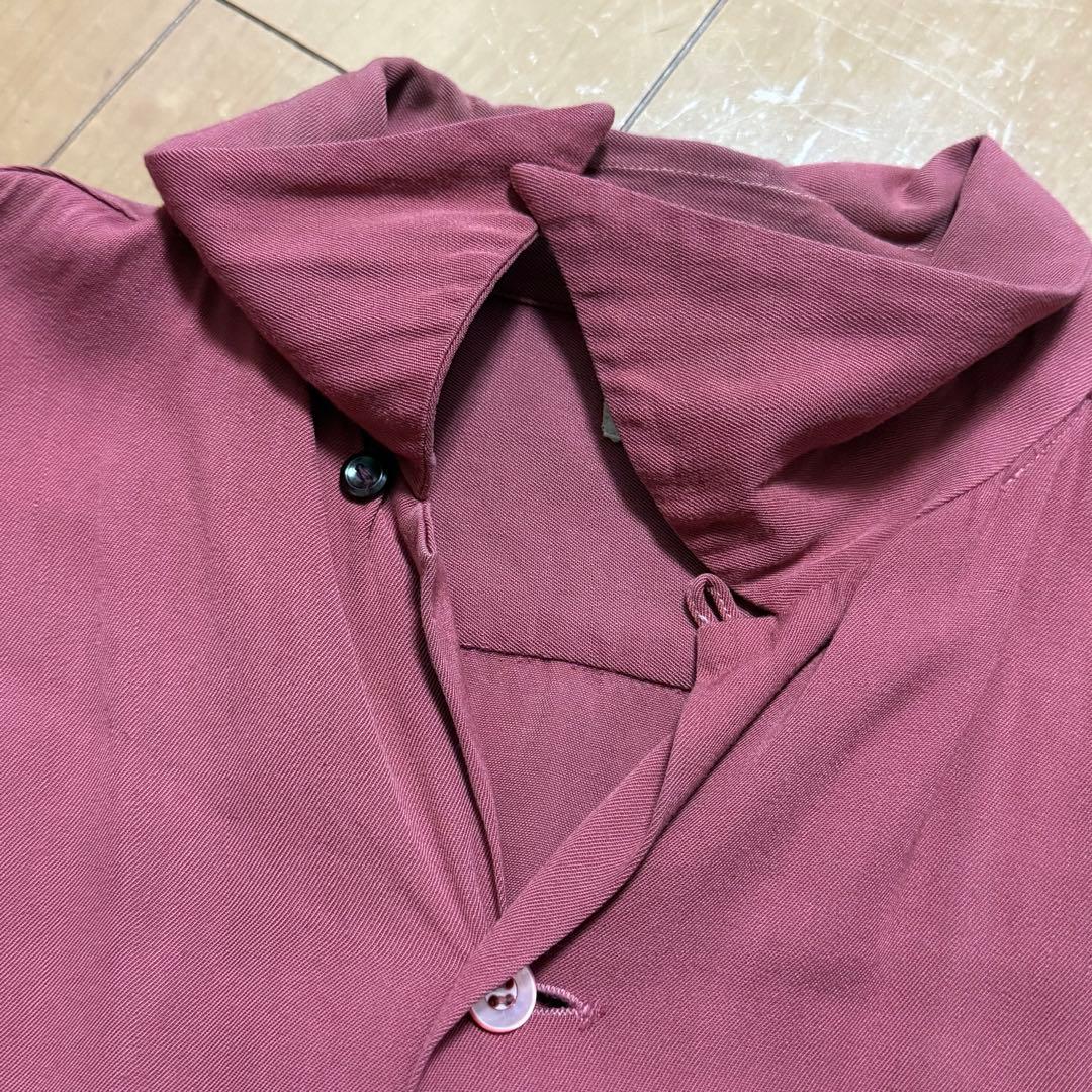 50's campus rayon shirt レーヨンシャツ