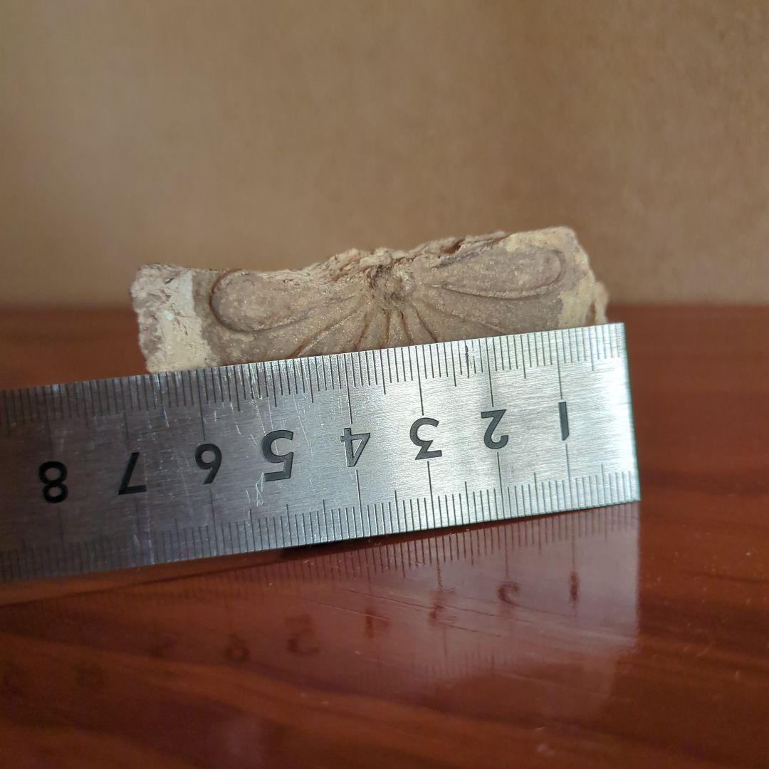 小さい花模様の陶器瓦　古瓦　古美術　骨董品　古道具　ミニチュア