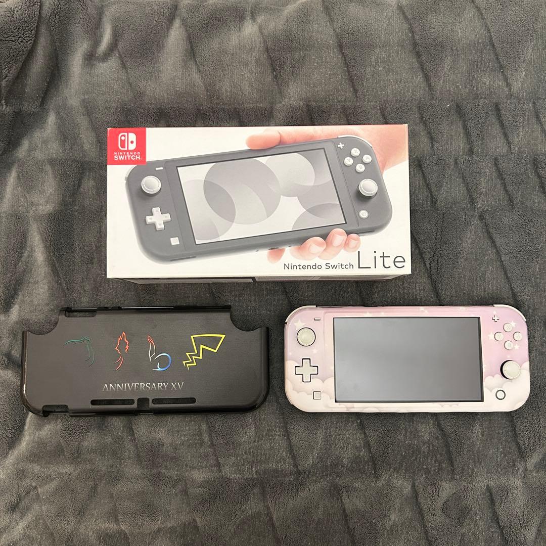 Switch Lite 本体 グレー ケース付き