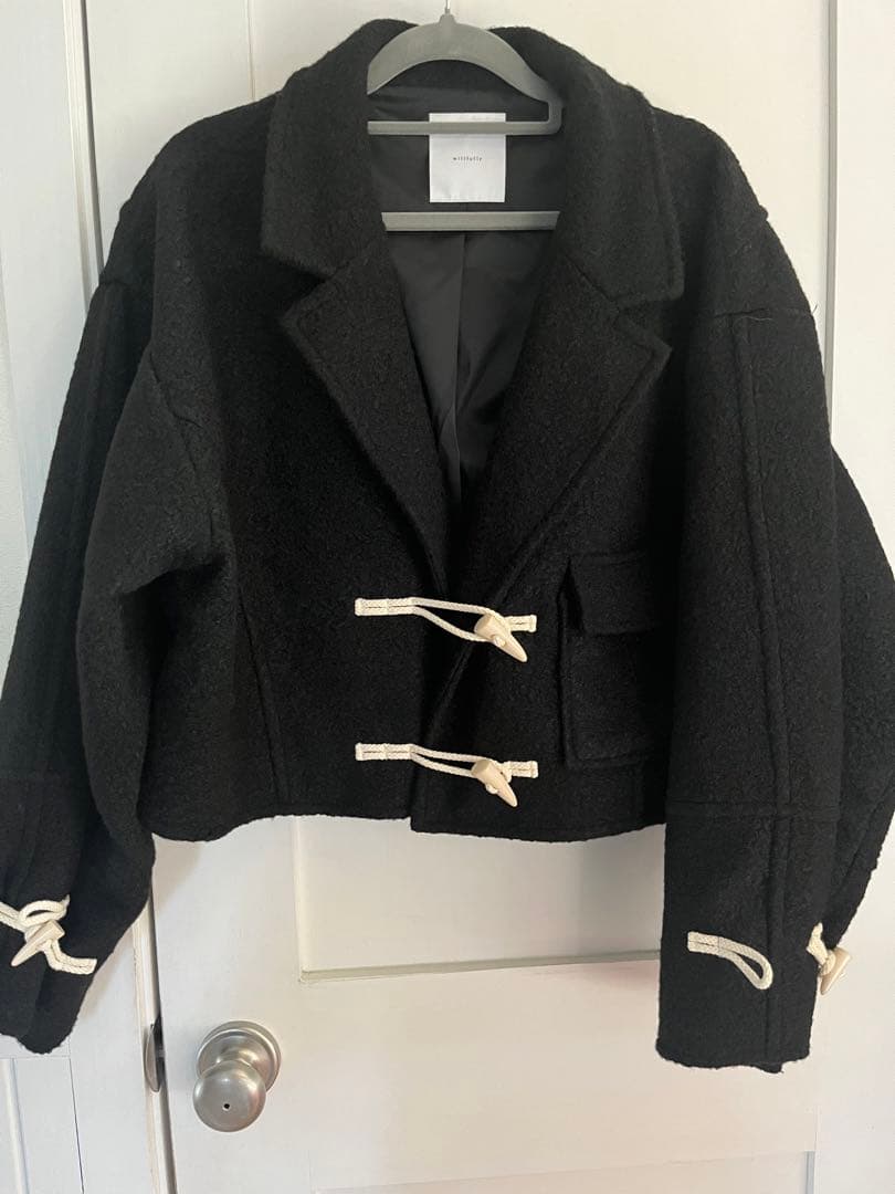 【willfuly】toggle construct sleeve coat