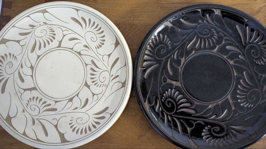 育陶園 やむちん 7寸プレート 2枚セット