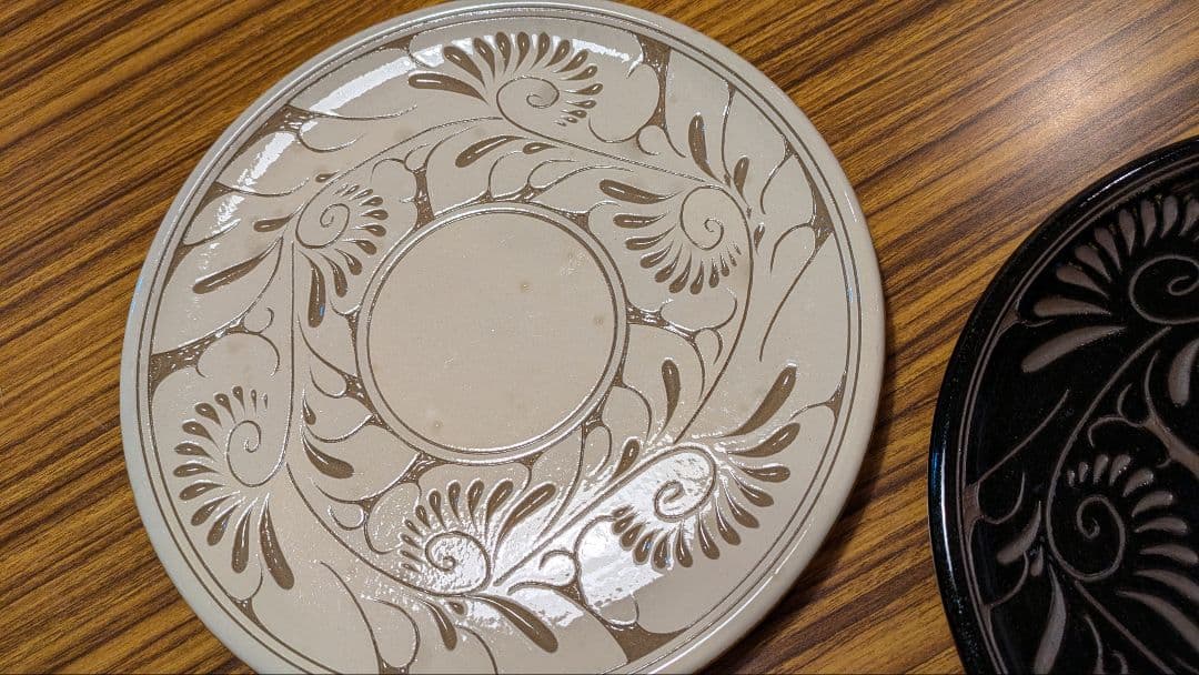 育陶園 やむちん 7寸プレート 2枚セット