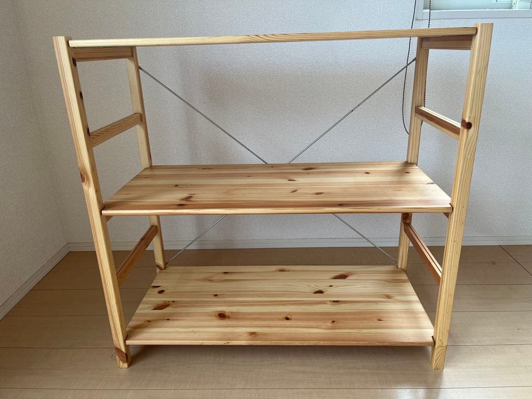 無印良品　パイン材ユニットシェルフ　86cm幅　小